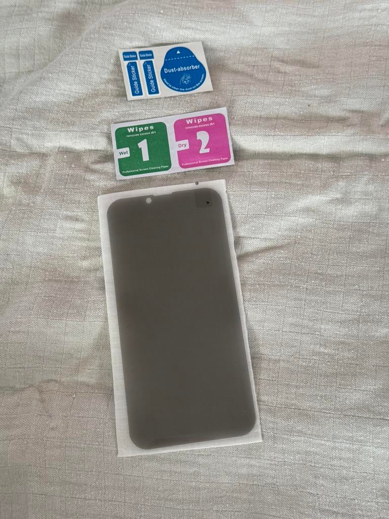 Privacy dubbel glas voor de iphone 14 plus / max, Ophalen of Verzenden, Nieuw, Frontje of Cover