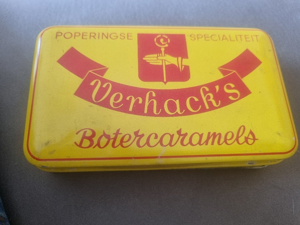 Poperingse specialiteit Verhack's Botercaramels, Enlèvement ou Envoi, Utilisé, Autre, Autres marques