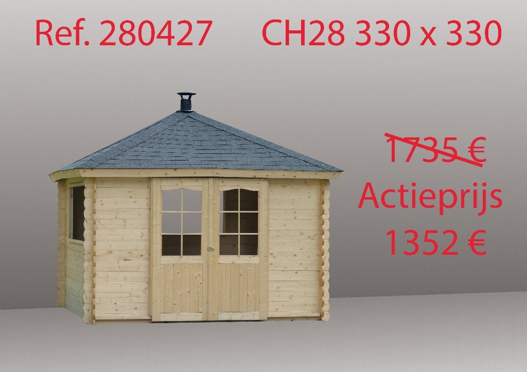 Maisons de jardin, 250 à 300 cm, Cabane en bois, Enlèvement, Bois