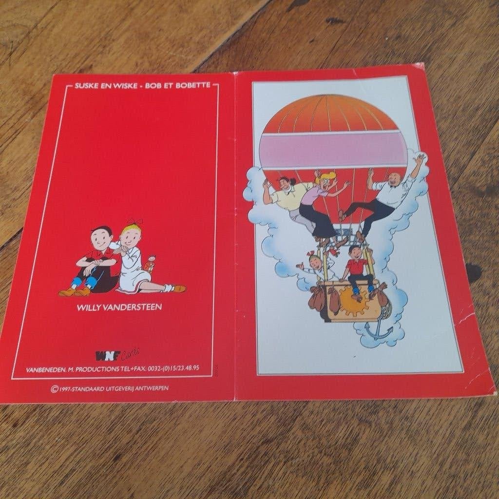 carte postale suske en wiske édition standaa..rd. 1997, Livres, Enlèvement ou Envoi, Willy Vandersteen