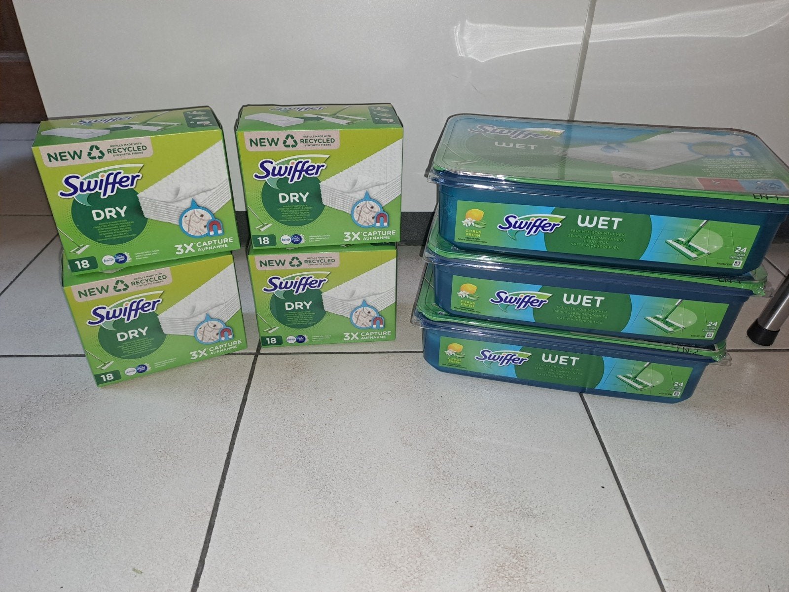 swiffer dry en wet, Enlèvement ou Envoi, Produit de nettoyage
