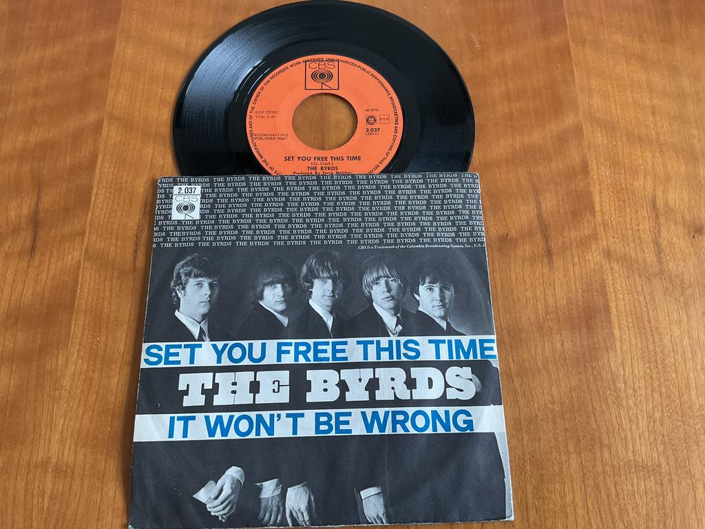 The Byrds - Set You Free This Time., Ophalen of Verzenden, Gebruikt