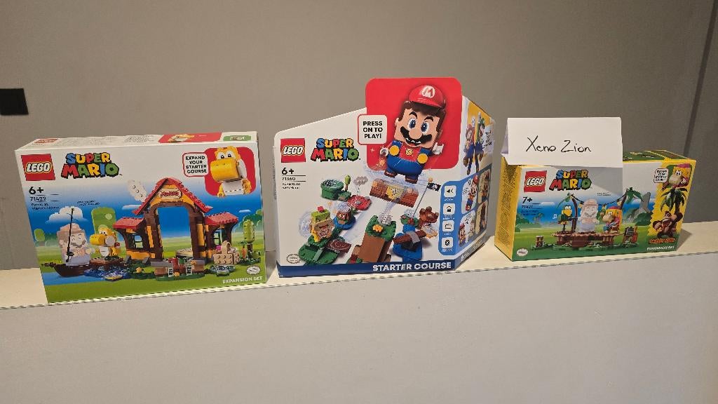 Lot van 3 nieuwe legosets Super Mario 71360 71421 en 71422, Overige thema's, Lego, Nieuw, Ophalen of Verzenden