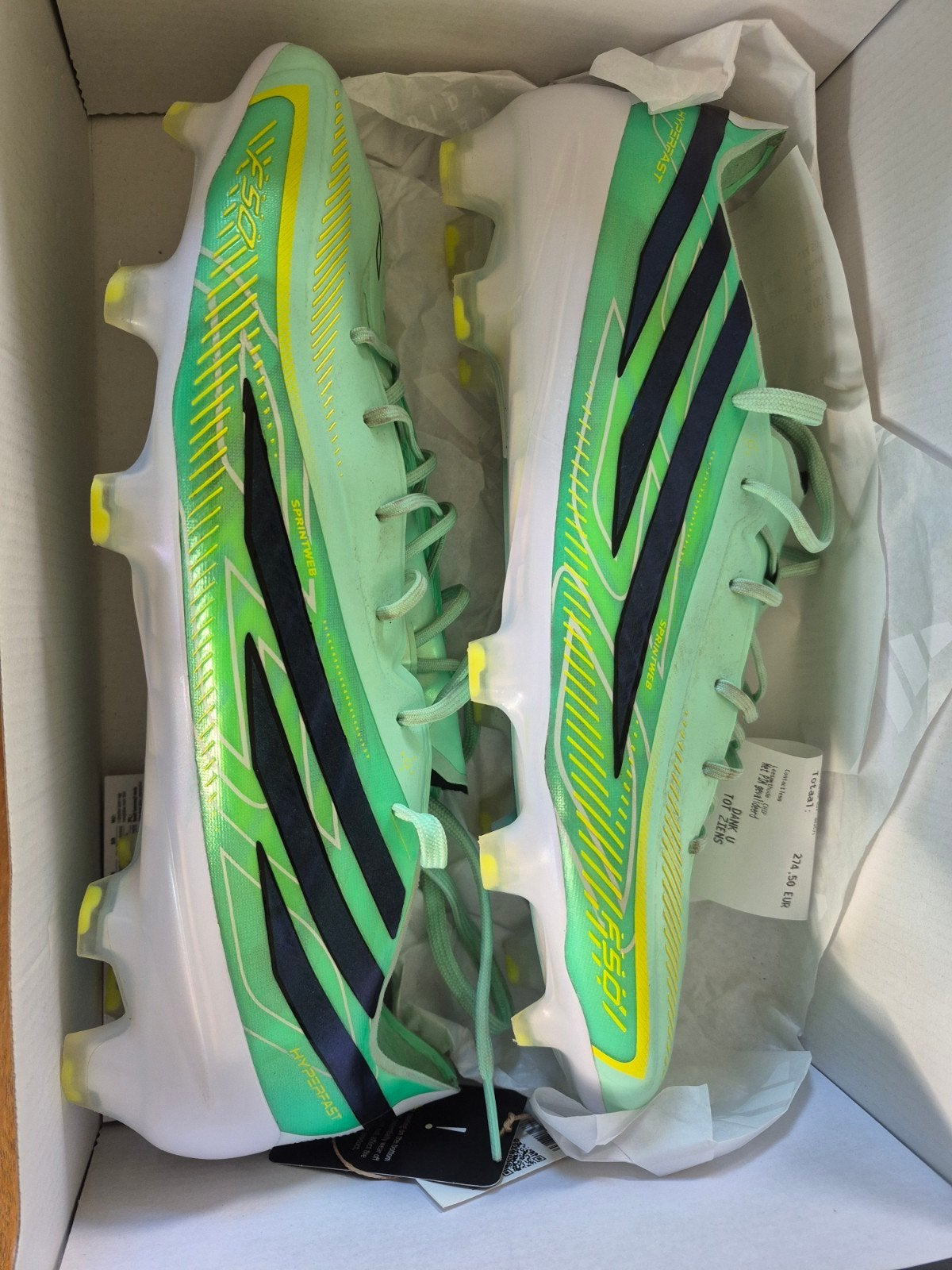 F50 voetbalschoenen Maat 44,5, Ophalen, Nieuw, Schoenen