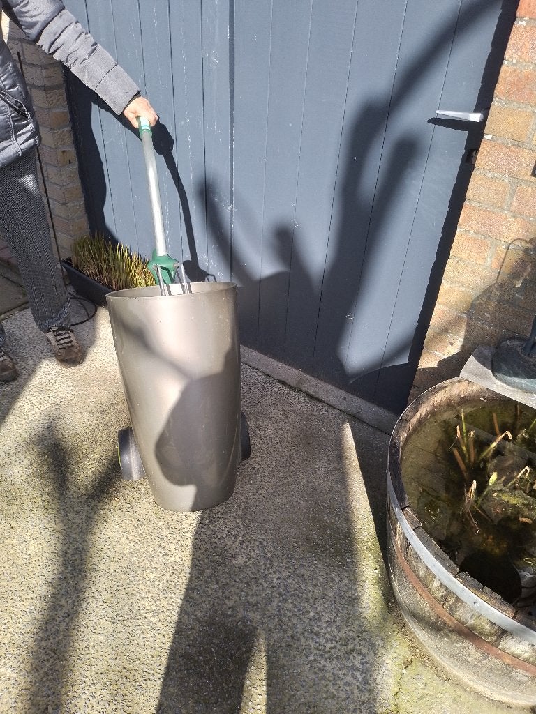 Wagentje v/h verplaatsen van zware bloempotten, Tuin en Terras, Ophalen, Zo goed als nieuw, Handmatig, Tweewielig