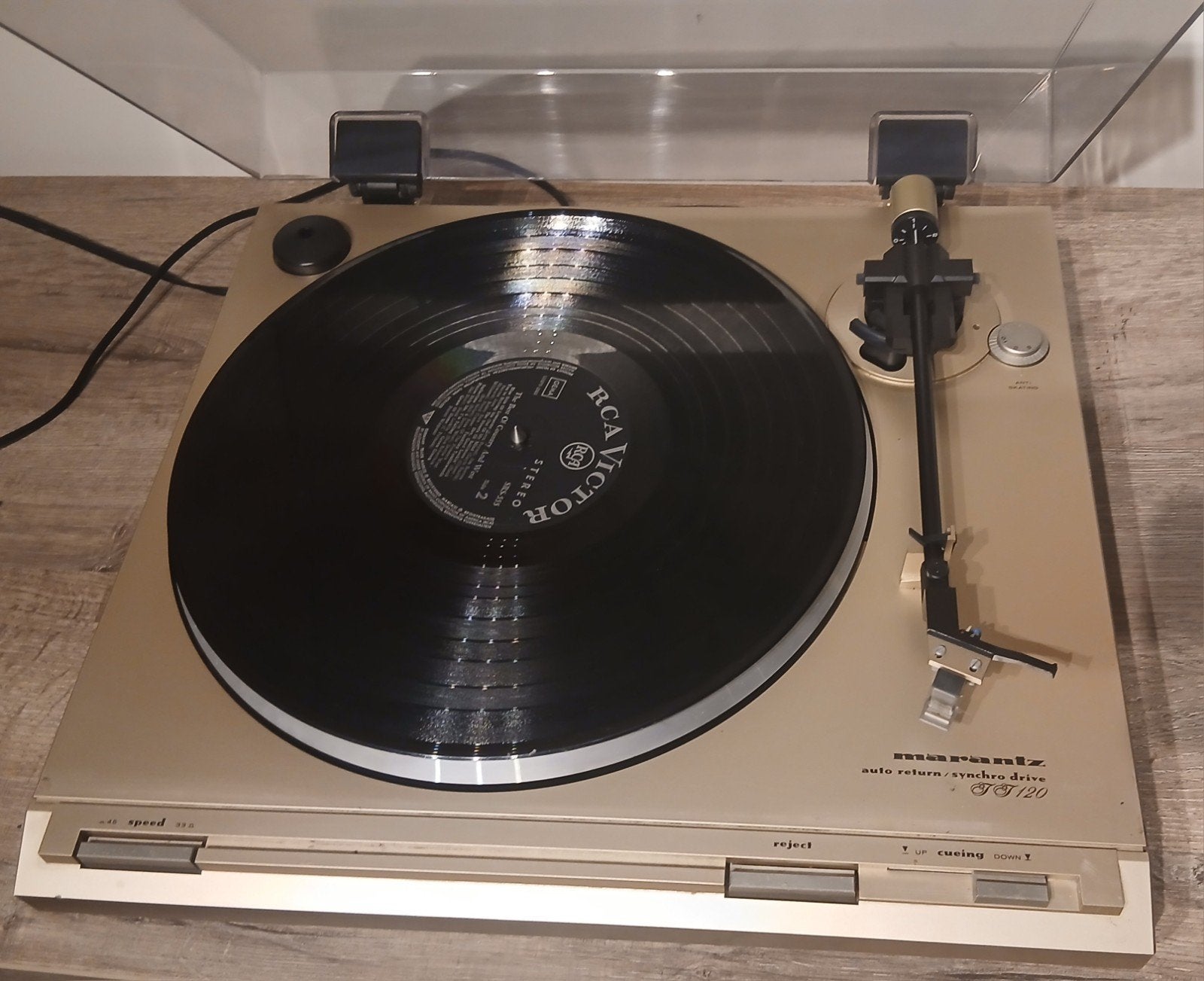 ​Vintage Marantz TT 120 Turntable (Jaren '80) – Uitstekende, Enlèvement, Tourne-disque
