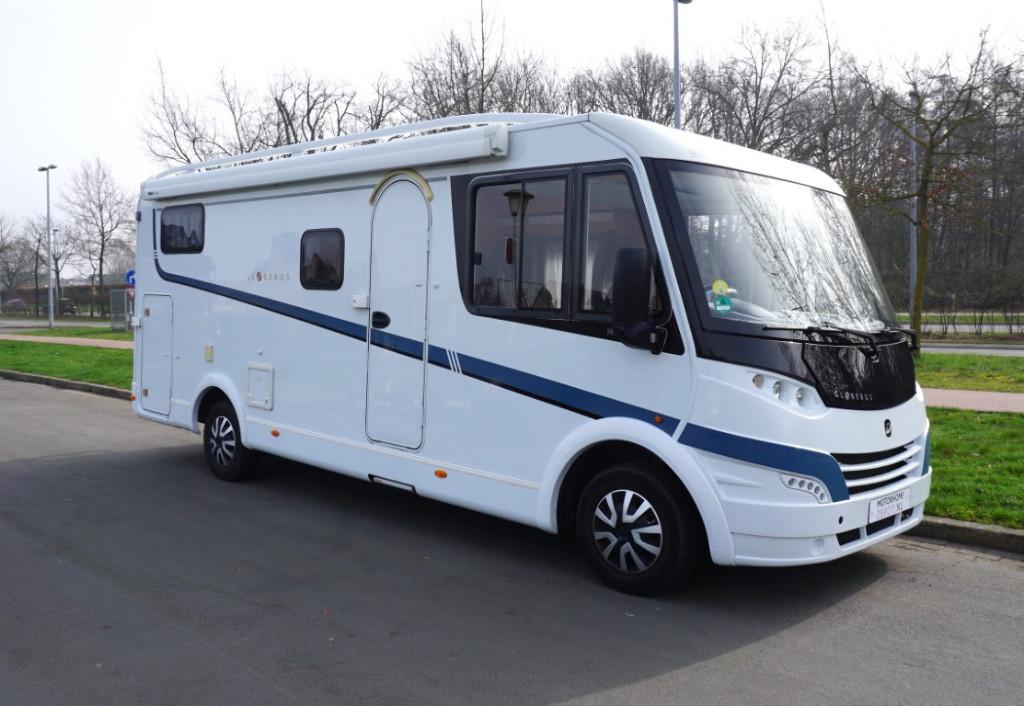 Dethleffs Globebus i8 2014 euro 5 van eerste eigenaar, Caravans en Kamperen, Mobilhomes, Bedrijf, tot en met 4, Integraal, Dethleffs