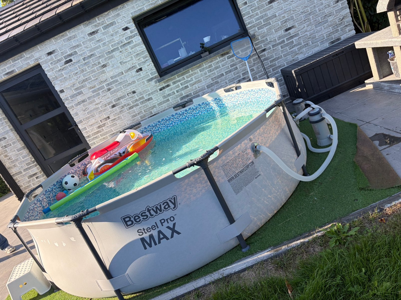 Piscine Intex, 3 m, Jardin & Terrasse, Enlèvement, Comme neuf