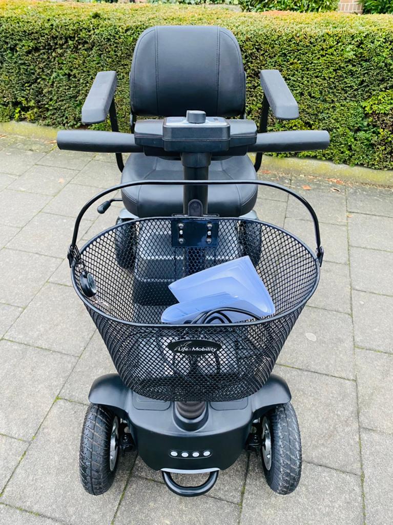 Voiturette électrique Life&Mobility VIVO Scootmobiel PMR, Enlèvement ou Envoi, Pliant, Comme neuf, Fauteuil roulant électrique