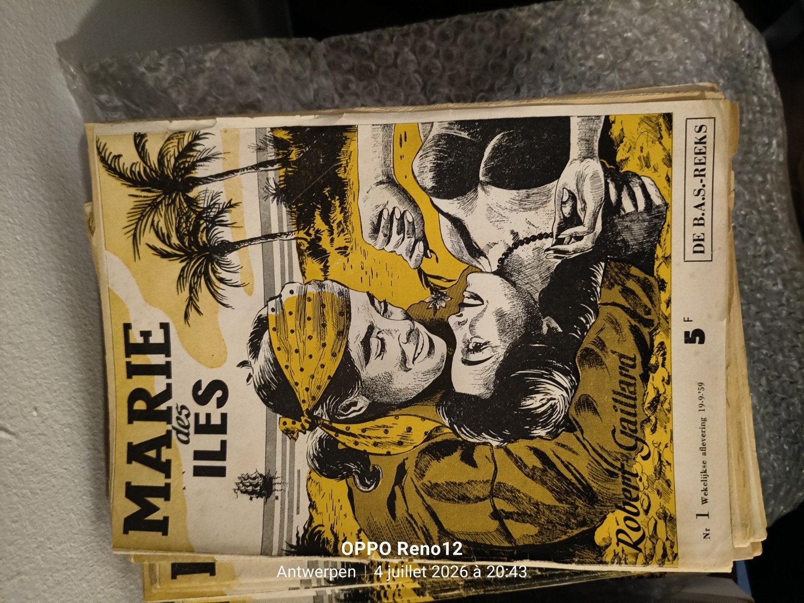 Titel: Complete reeks Marie des Îles (1 t.e.m. 44) – Robert, Enlèvement ou Envoi