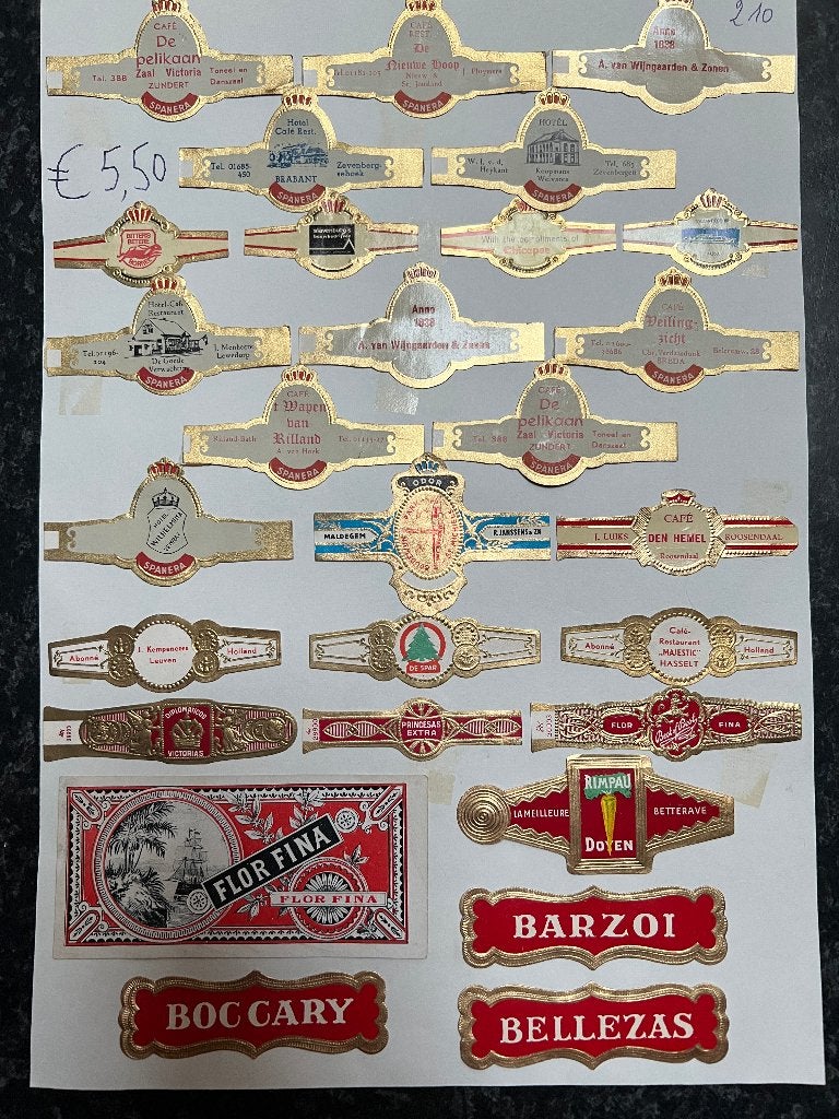SIGARENBANDEN, Ophalen of Verzenden, Sigarenbandjes