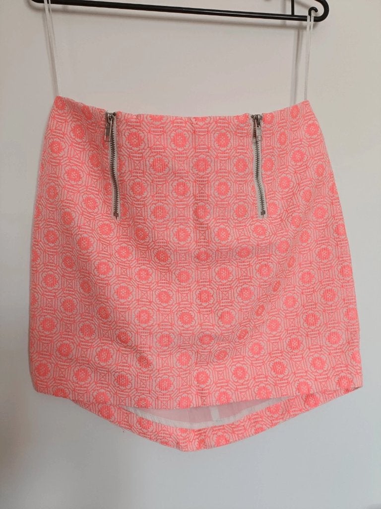 Jupe-short rose et blanche Cache Cache – S/36, Vêtements | Femmes, Jupes, Enlèvement ou Envoi, Comme neuf, Taille 36 (S), Multicolore