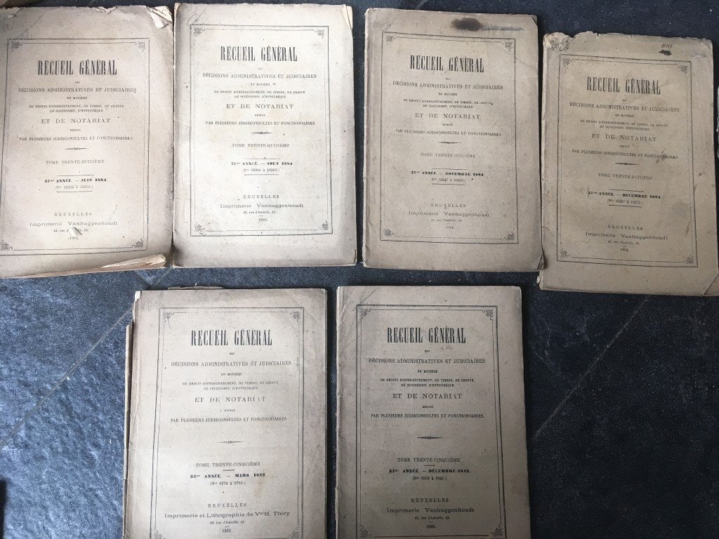 recueil général des décisions administratives et judiciaires, Enlèvement ou Envoi