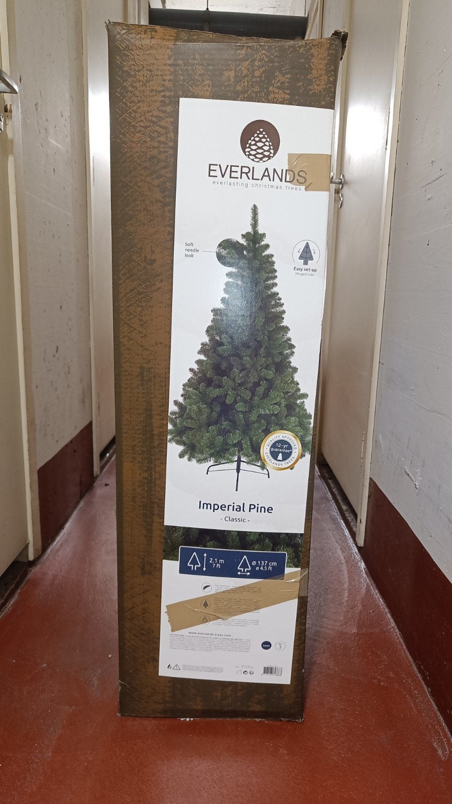 kerstboom everlands 210cm, Enlèvement, Comme neuf