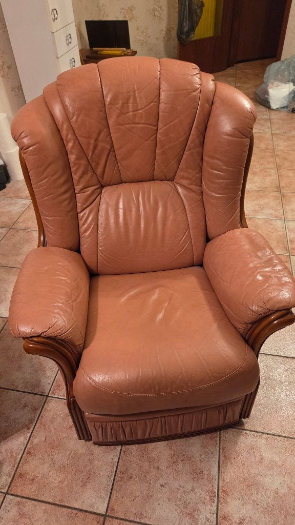 Relaxzetel + 3zit, Huis en Inrichting, Ophalen, Gebruikt, Hout, Klassiek - modern