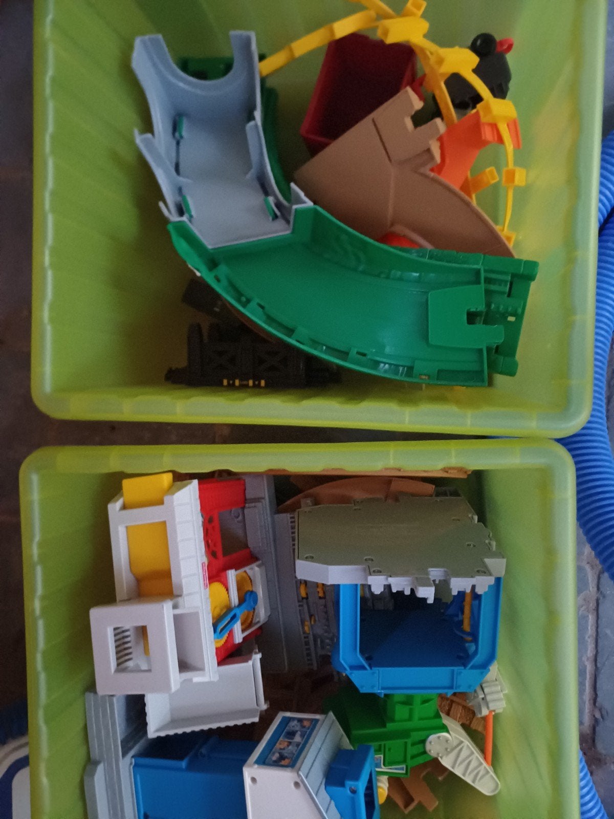Trein en treinbaan, Ophalen