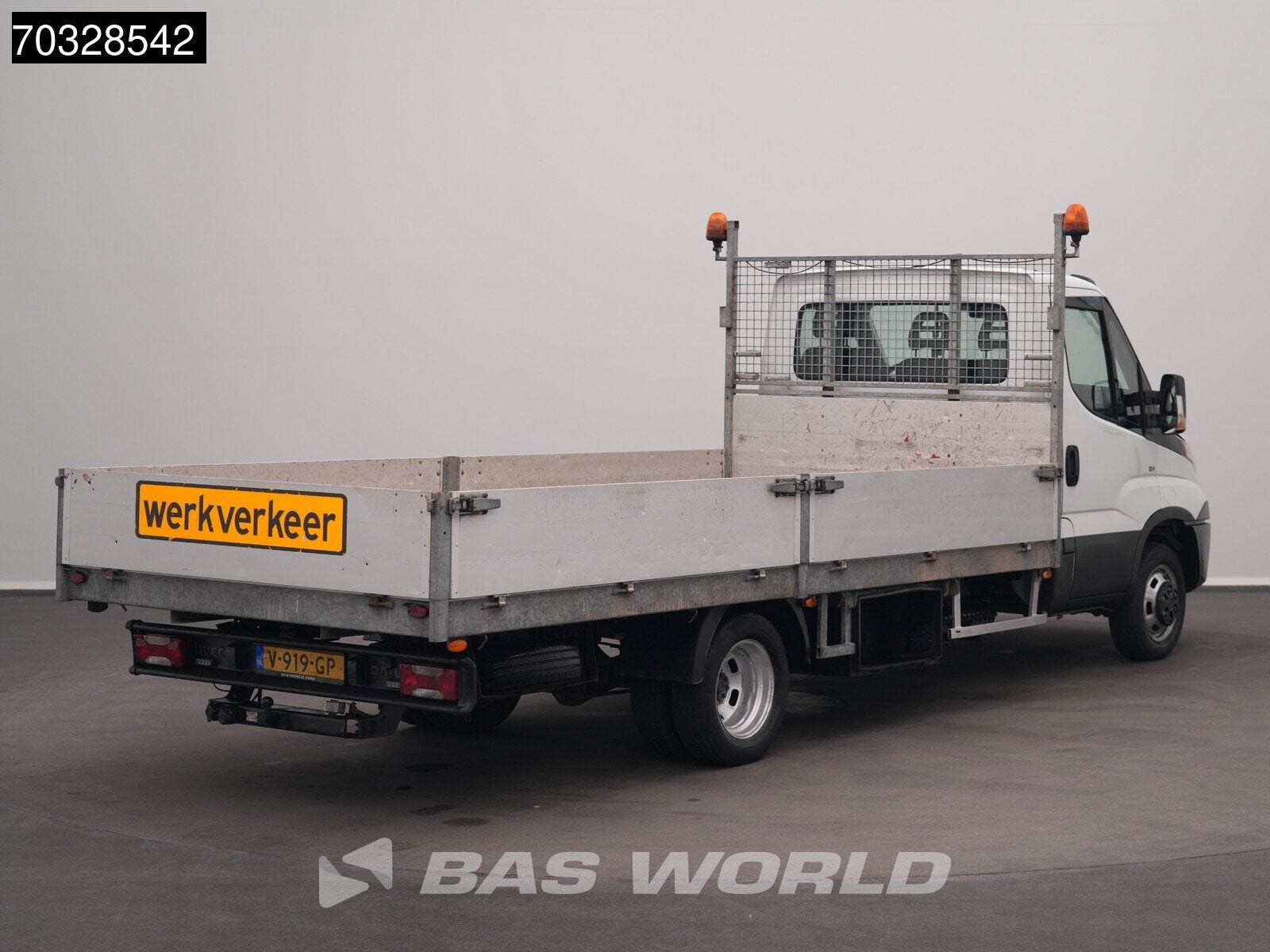 Iveco Daily 40C15 3.0L Dubbellucht Open Laadbak 3,5t Trekhaa, Multifunctioneel stuurwiel, Stof, Gebruikt, 4 cilinders