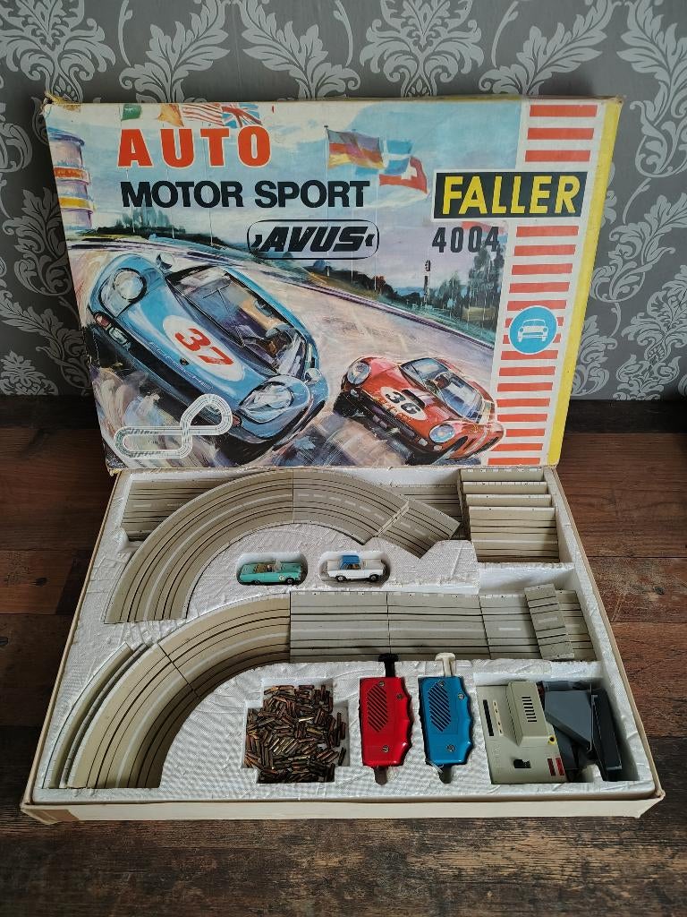 Racebaan 4004/ Mercedes 230SL/ Mercedes 220 / Faller AMS, Verzenden, Racebaan