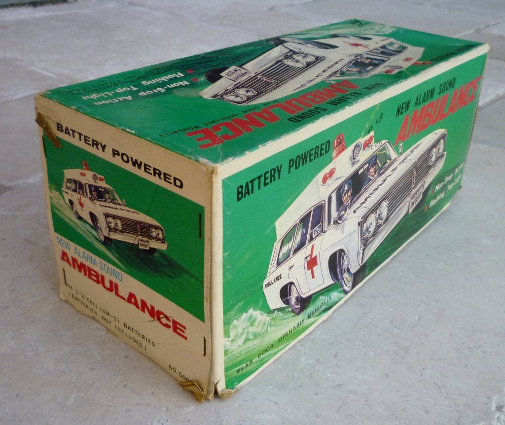 ALPS Toys Ambulance in origenele doos -blikken, Ophalen of Verzenden