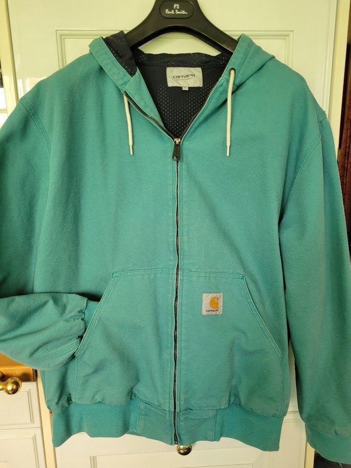 Veste de travail Carhartt Active Veste vintage pour homme, Enlèvement ou Envoi, Comme neuf, Vert, Taille 56/58 (XL)