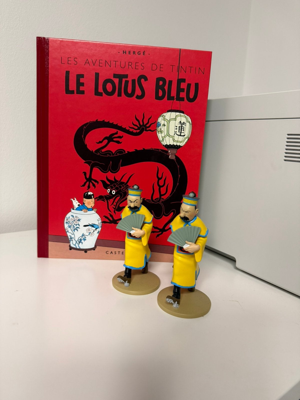 Kuifje en de blauwe lotus mandaat, Verzamelen, Ophalen of Verzenden, Kuifje, Nieuw, Beeldje of Figuurtje