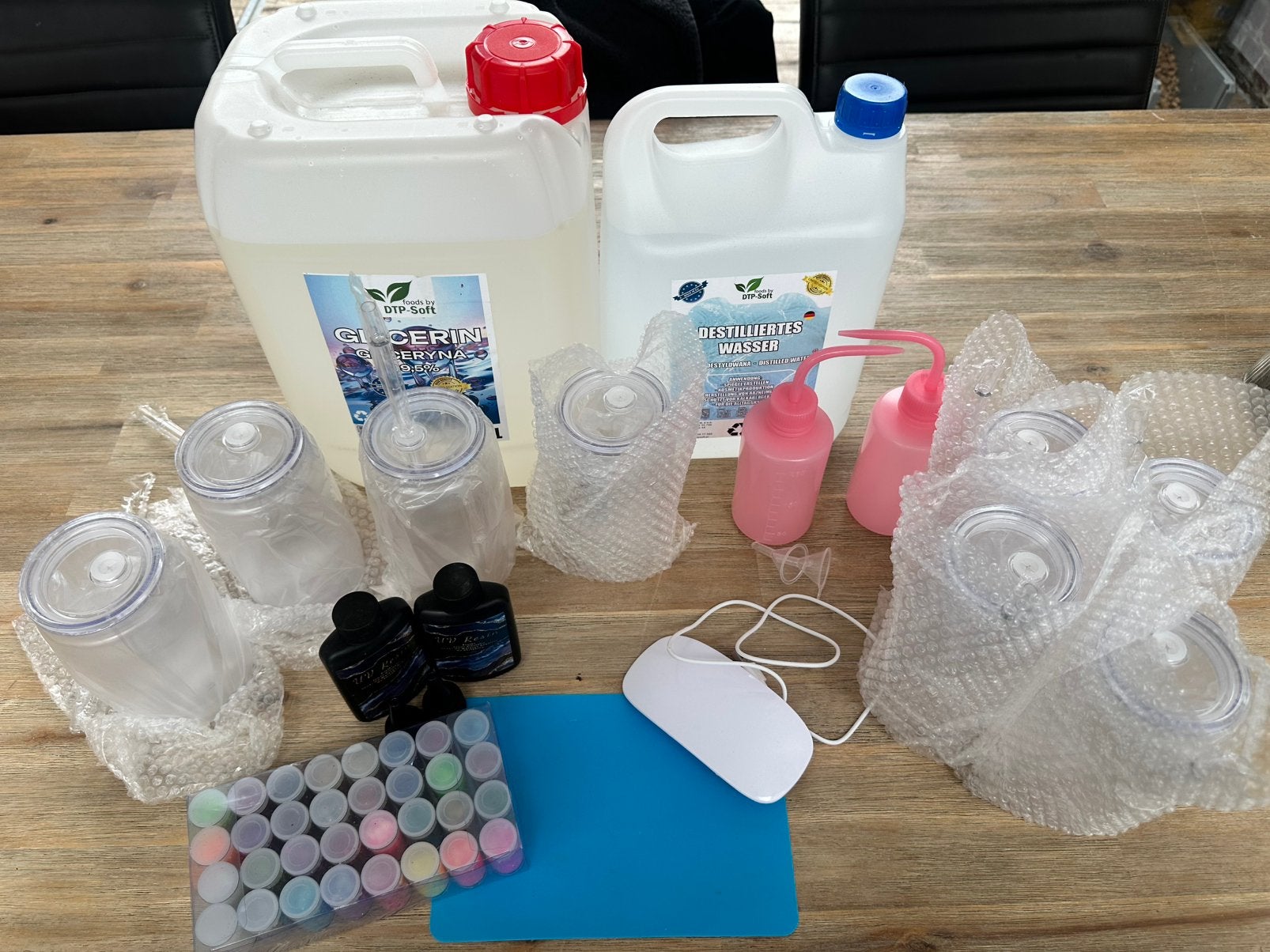 Lot complet création Tumblers effet neige – Neuf – 110 €, Enlèvement, Neuf