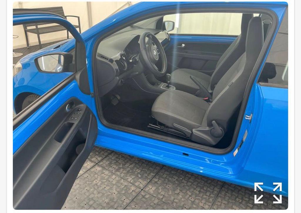 Vw up automaat omhoog, Auto's, Automaat, Up!, Blauw, Leder