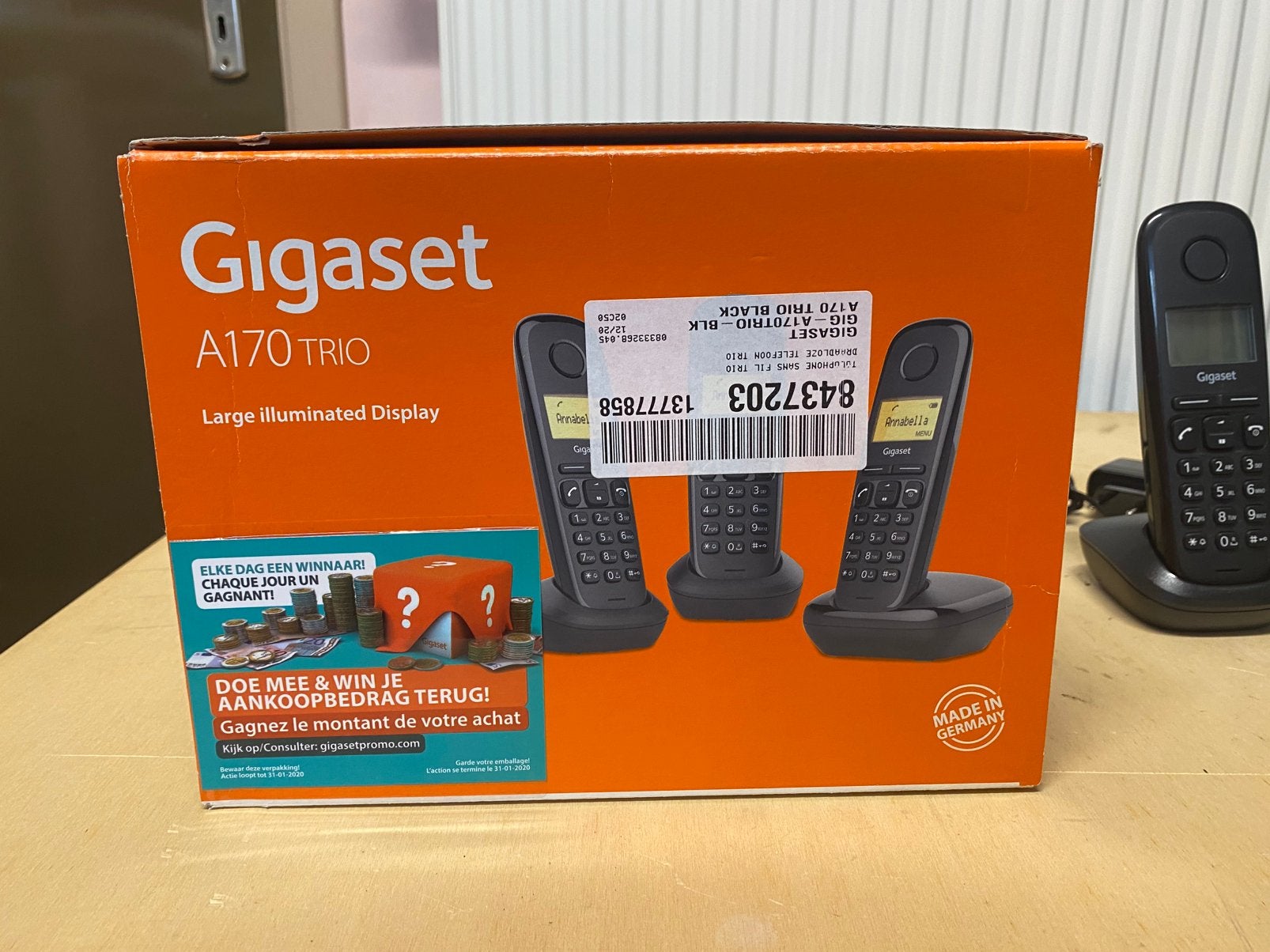 Telefoon ( 3 delig ), Ophalen, Zo goed als nieuw