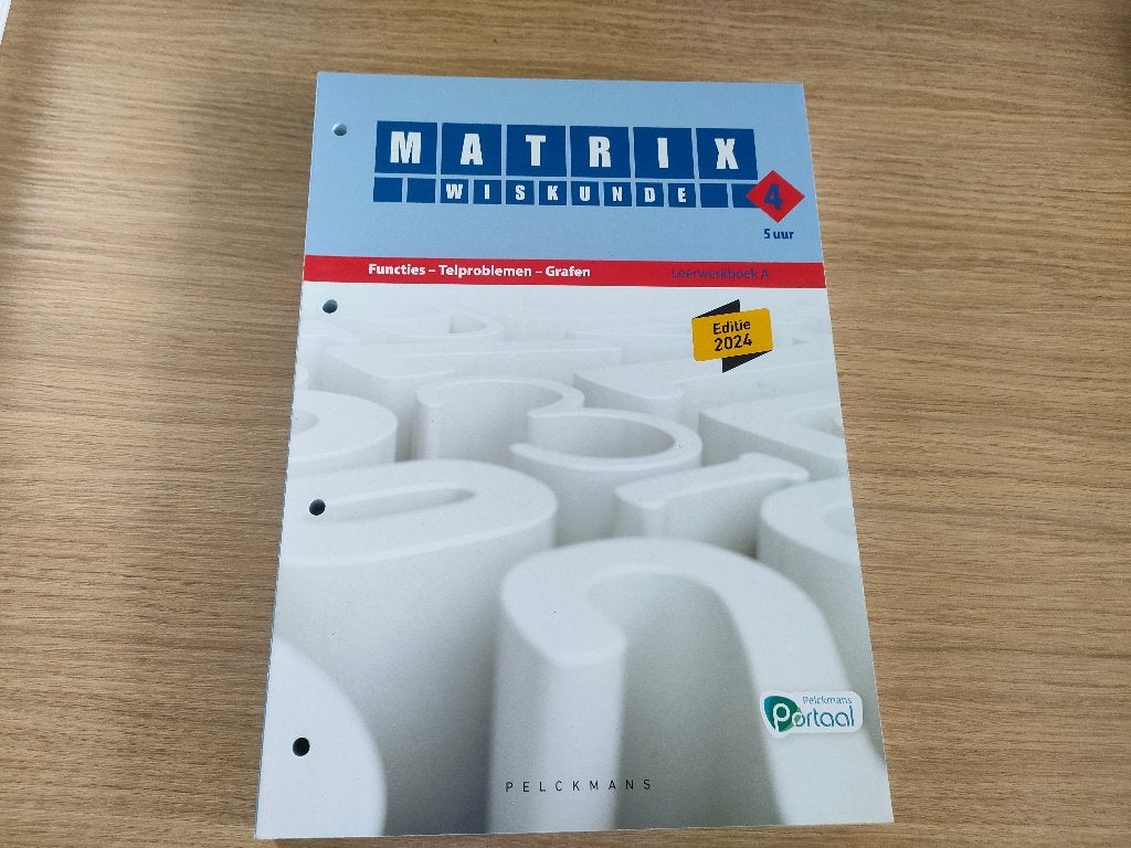 Matrix Wiskunde 4.5 Leerwerkboek A, Boeken, Ophalen