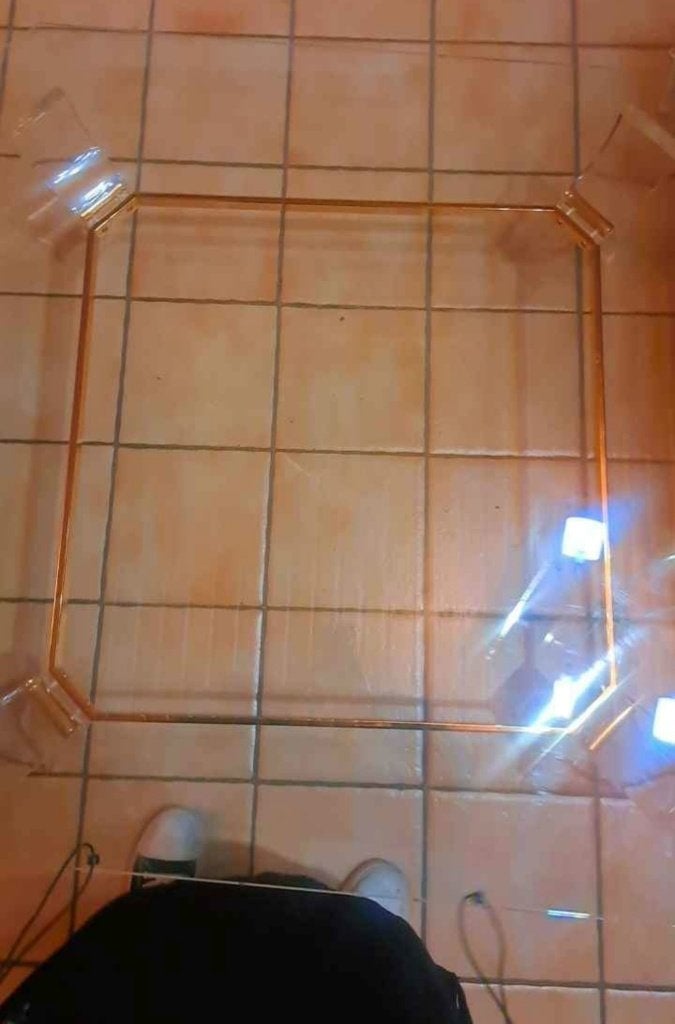 Table en verre, Verre, Enlèvement, Moderne, Carré