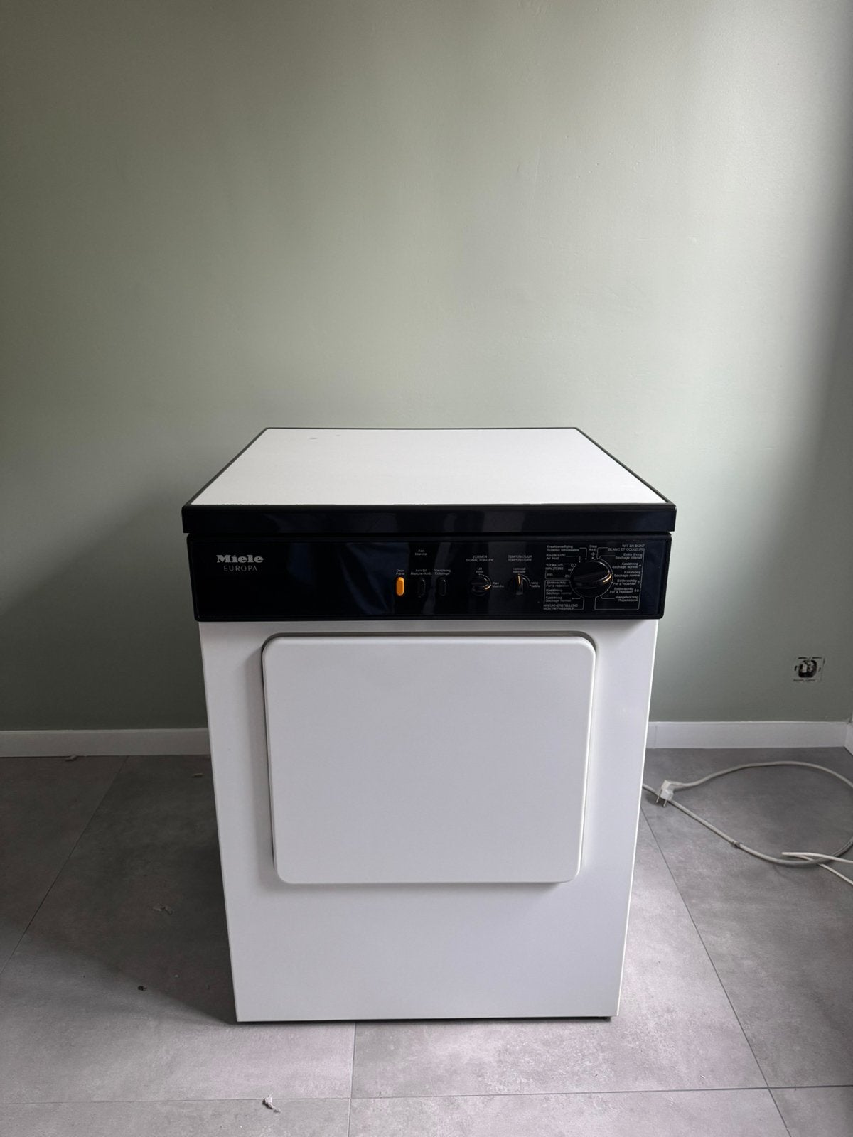 Miele europa wasdroger, Elektronische apparatuur, Ophalen, Gebruikt, Luchtafvoer
