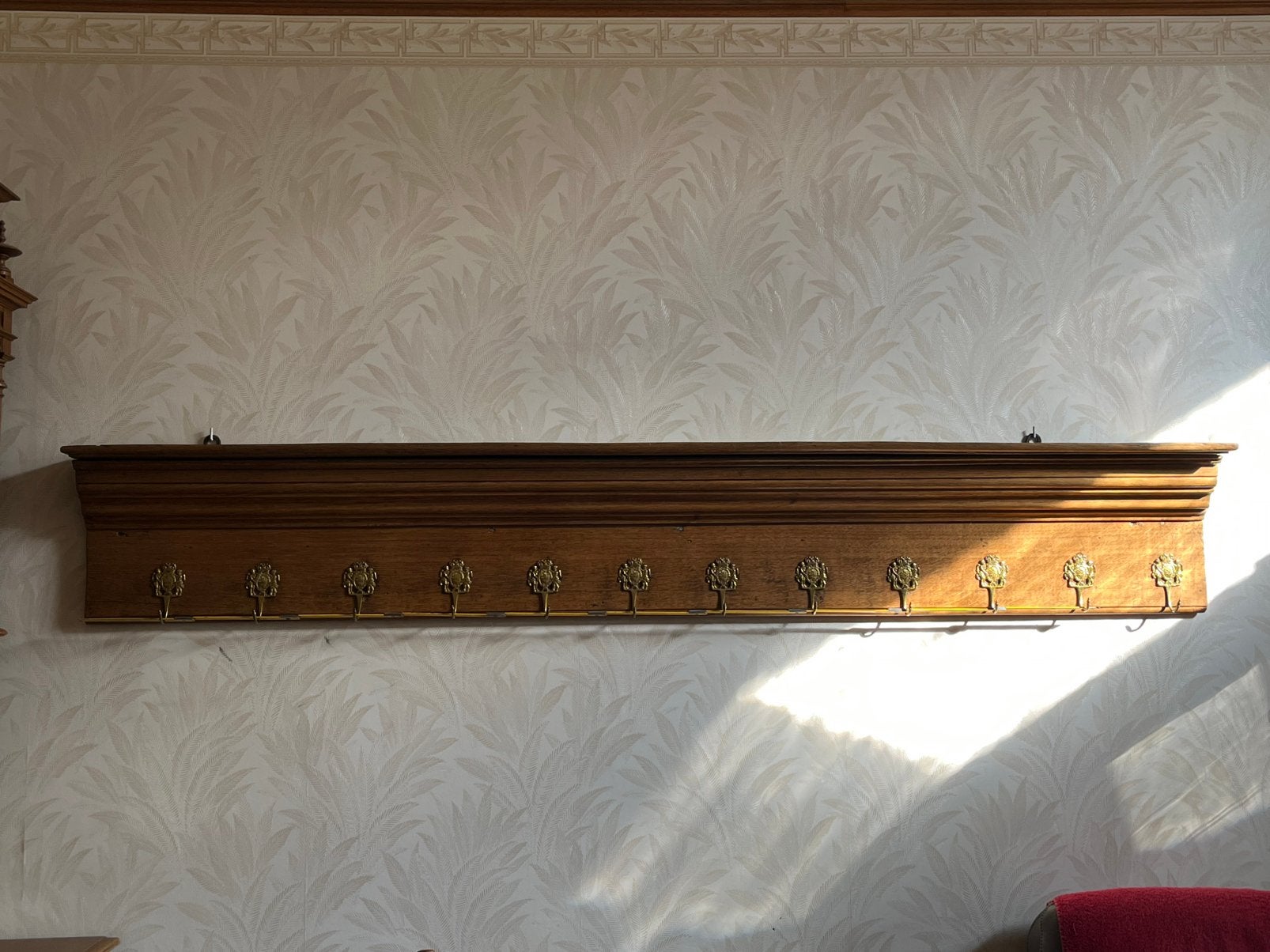 Archelle porte-manteaux 220 cm de lond, Maison & Meubles, Moins de 100 cm, Portemanteau mural, Enlèvement, Utilisé