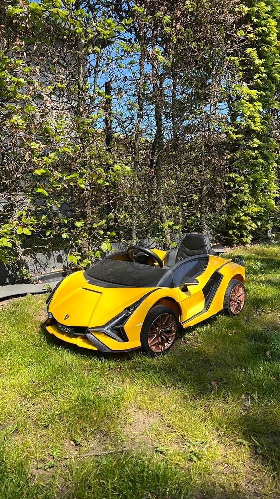 Kinderauto Lamborghini Sian, Ophalen, Zo goed als nieuw