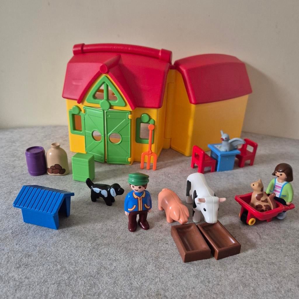 Playmobil 1.2.3 meeneemboerderij 6962, Ophalen of Verzenden