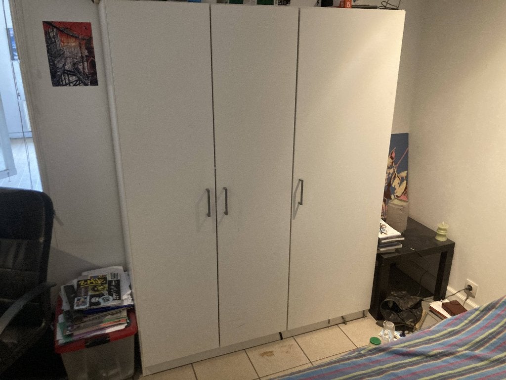 Armoire Ikea Dombas, Maison & Meubles, Enlèvement, Utilisé, Armoire de rangement - Classique Blanc