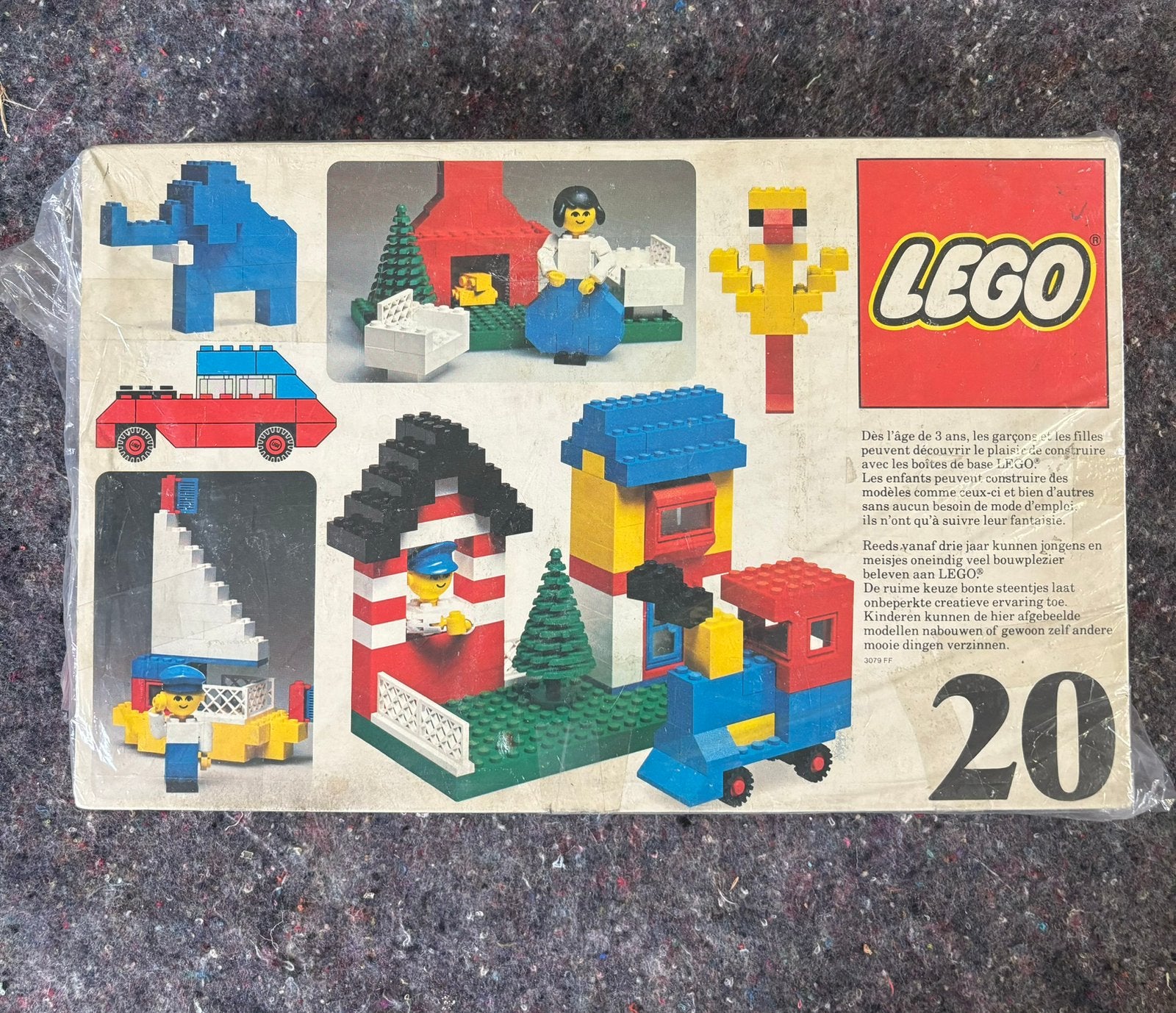 Vintage lego set 20, Ophalen of Verzenden