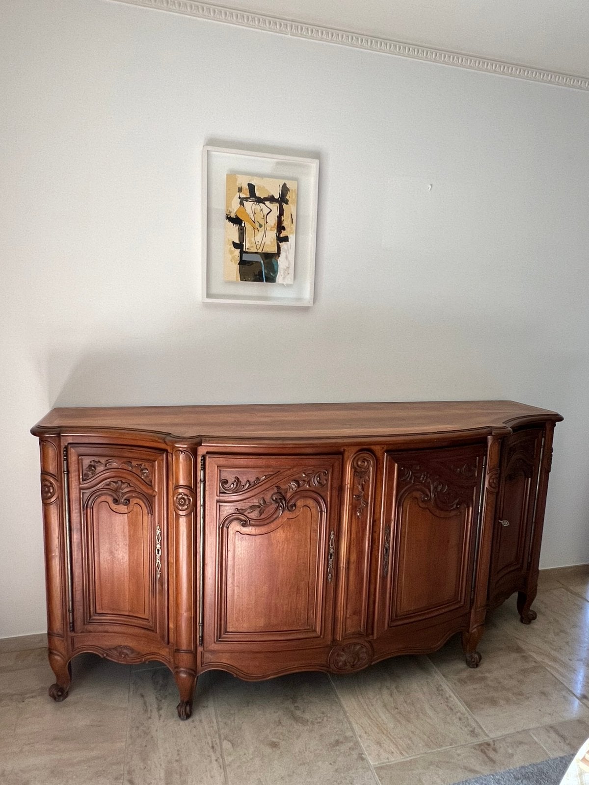 Antieke dressoir in Eik, Ophalen, Gebruikt, Met lade(s), Klassiek