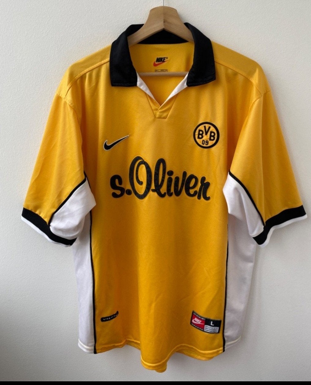 Borussia Dortmund Voetbal Thuisshirt Orgineel 1998, Enlèvement ou Envoi