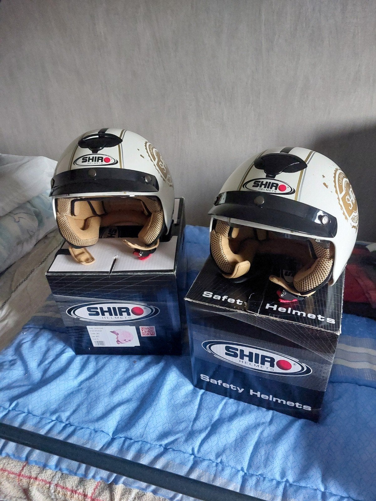 Helmet model Jethelm XL 2 stuks nieuw 80 € voor de twee, Enlèvement, XL, Casque jet