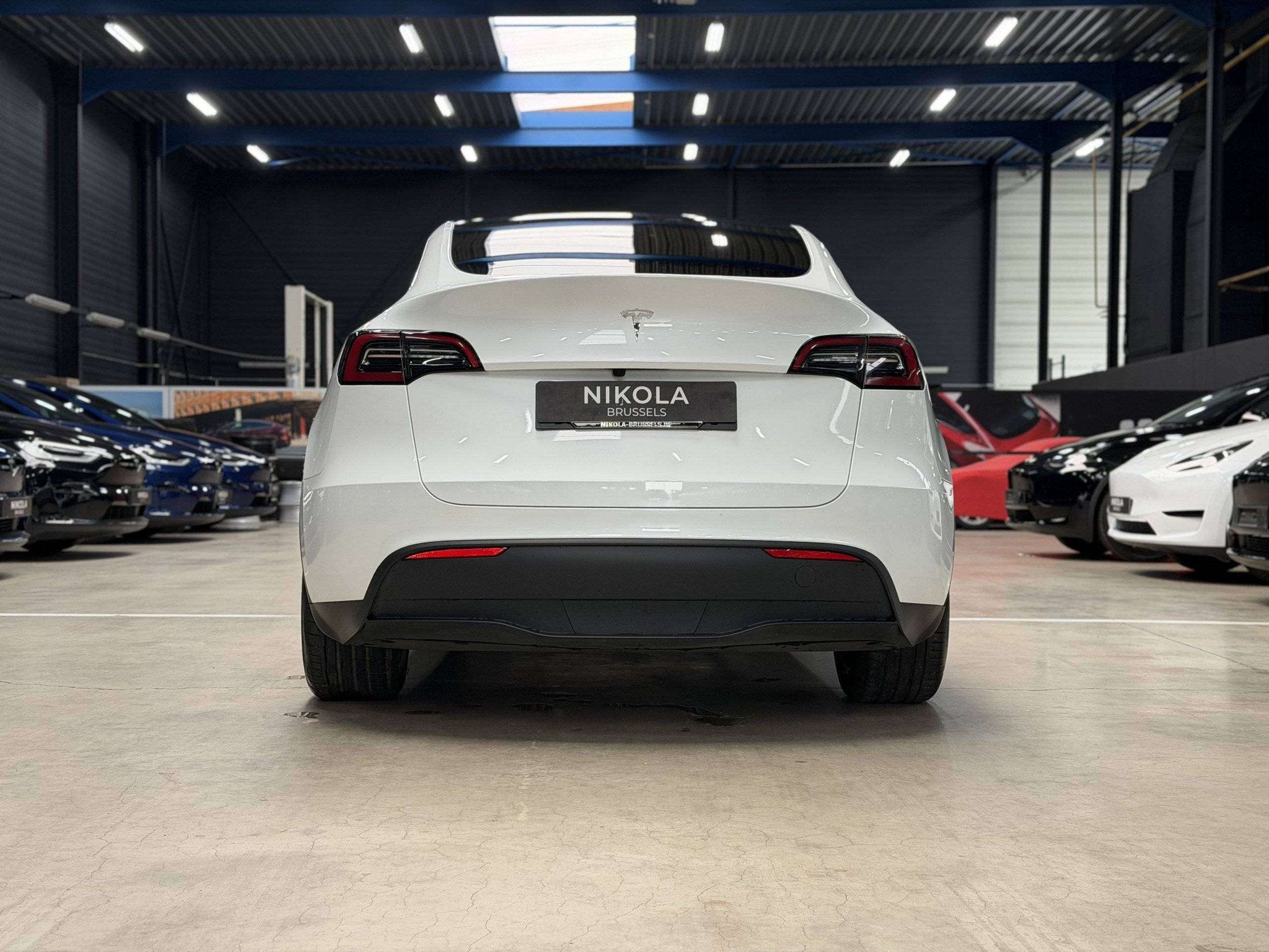 Tesla Model Y MODEL Y RWD - HW4 - 19" GEMINI - PANORAMIC ROO, Auto's, Achterwielaandrijving, Gebruikt, Zwart, 300 pk