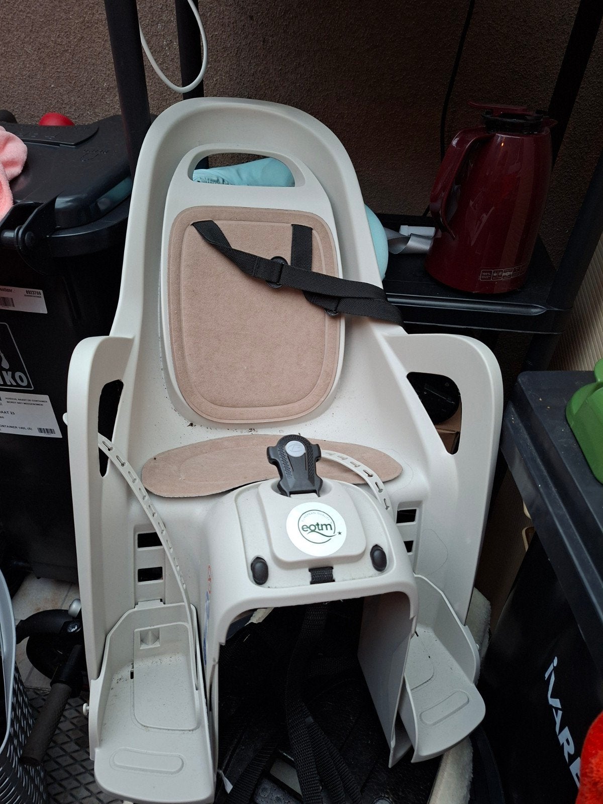 Peuterstoel voor fiets, Ophalen, Nieuw, 0 t/m 13 kg, Achterzitje