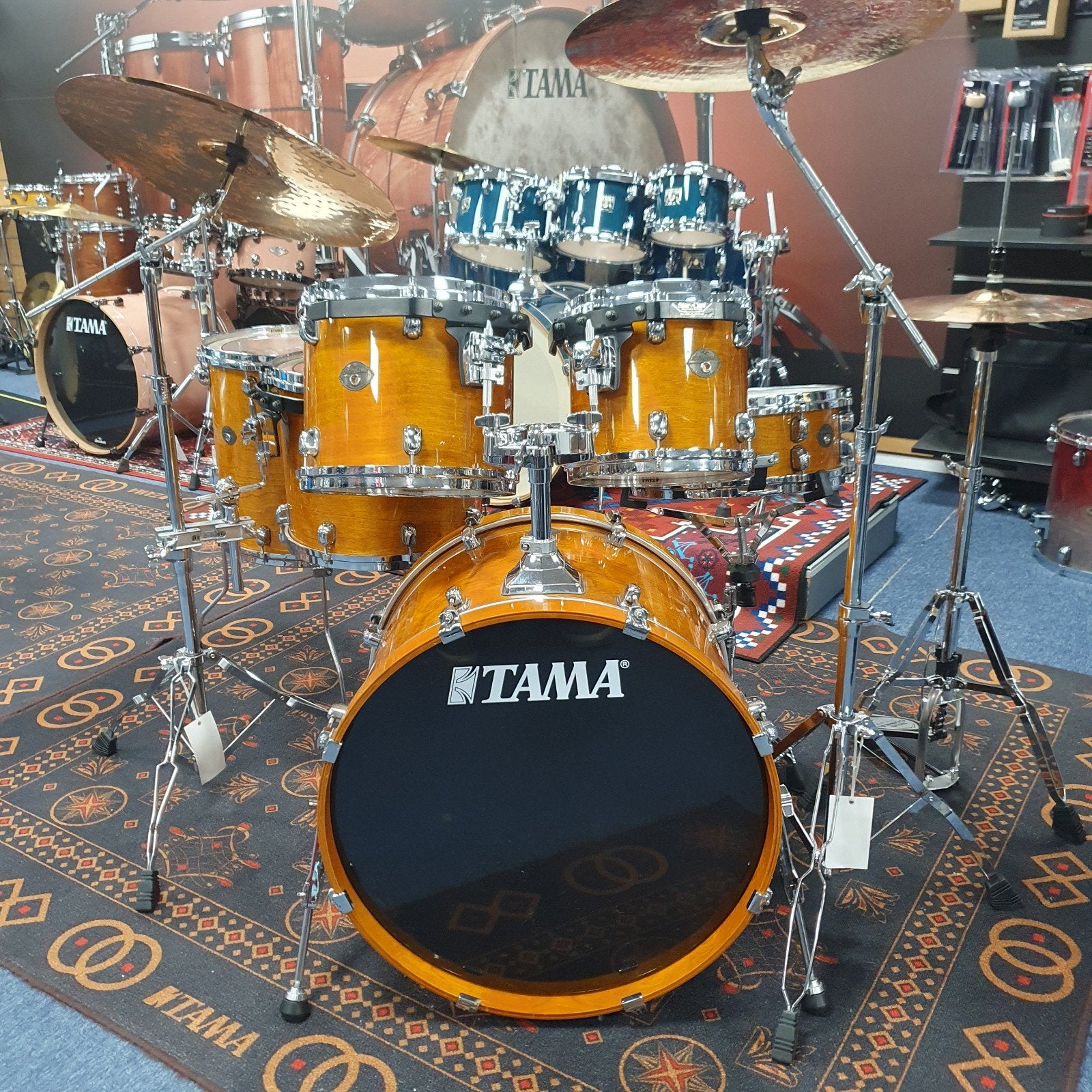 Tama Starclassic Honey amber: made in Japan., Muziek en Instrumenten, Drumstellen en Slagwerk, Tama, Ophalen of Verzenden