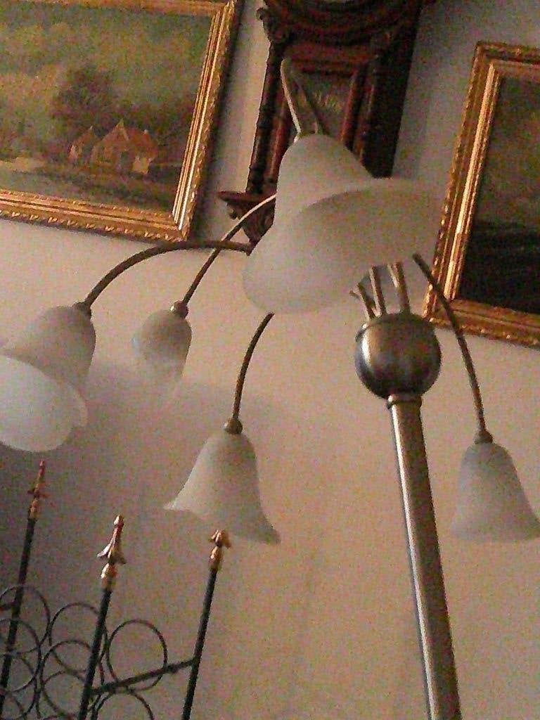 retro staande salon lamp weg E30., Huis en Inrichting, Ophalen, Overige fittingen, Zo goed als nieuw, Metaal