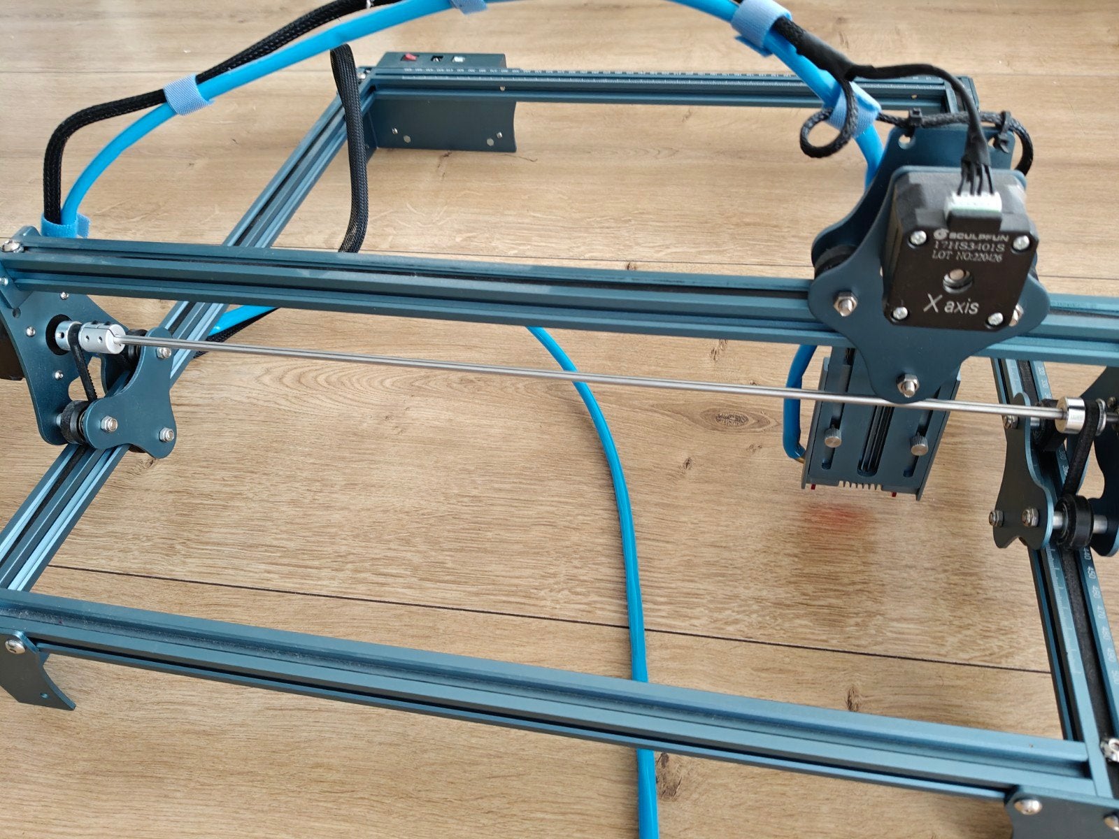 sculpfun S9 met air-assist, Enlèvement