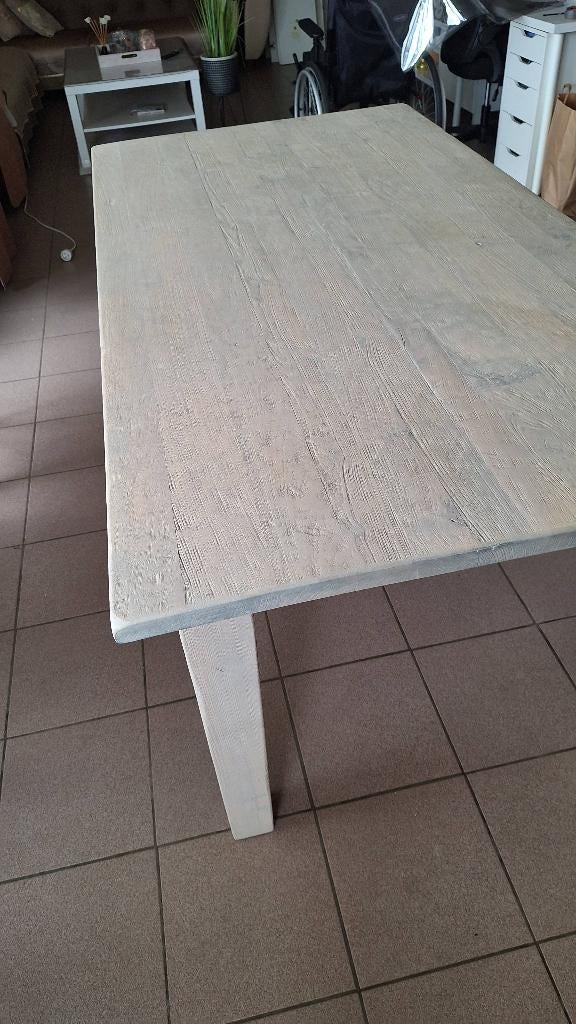 Massief eettafel, 150 à 200 cm, Cinq personnes ou plus, Comme neuf, Enlèvement