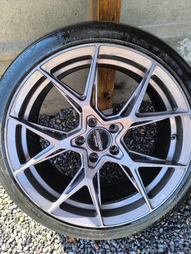 4 x forza wheels 19 inch 5 x 112 - 8.5JET42 opknapset, Ophalen, 19 inch, Band(en)