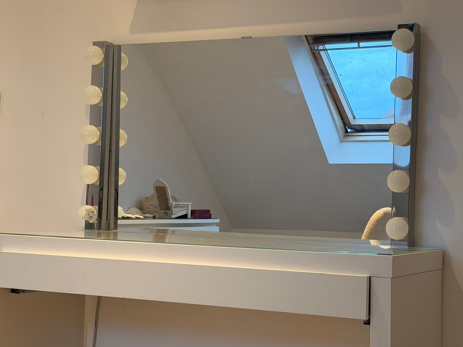 Spiegel met verlichting make up spiegel, Ophalen