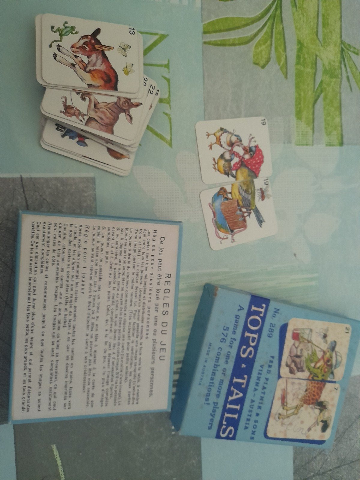 Vintage kaartspel voor kinderen, Ophalen of Verzenden