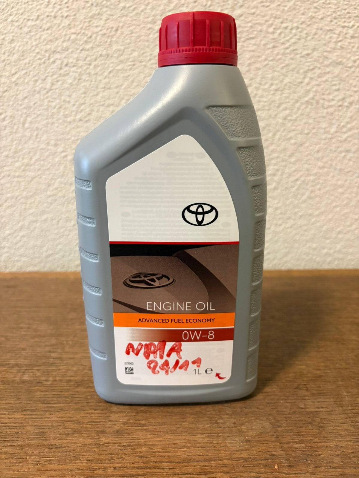 Huile moteur Toyota 0W-8 1 litre, Enlèvement