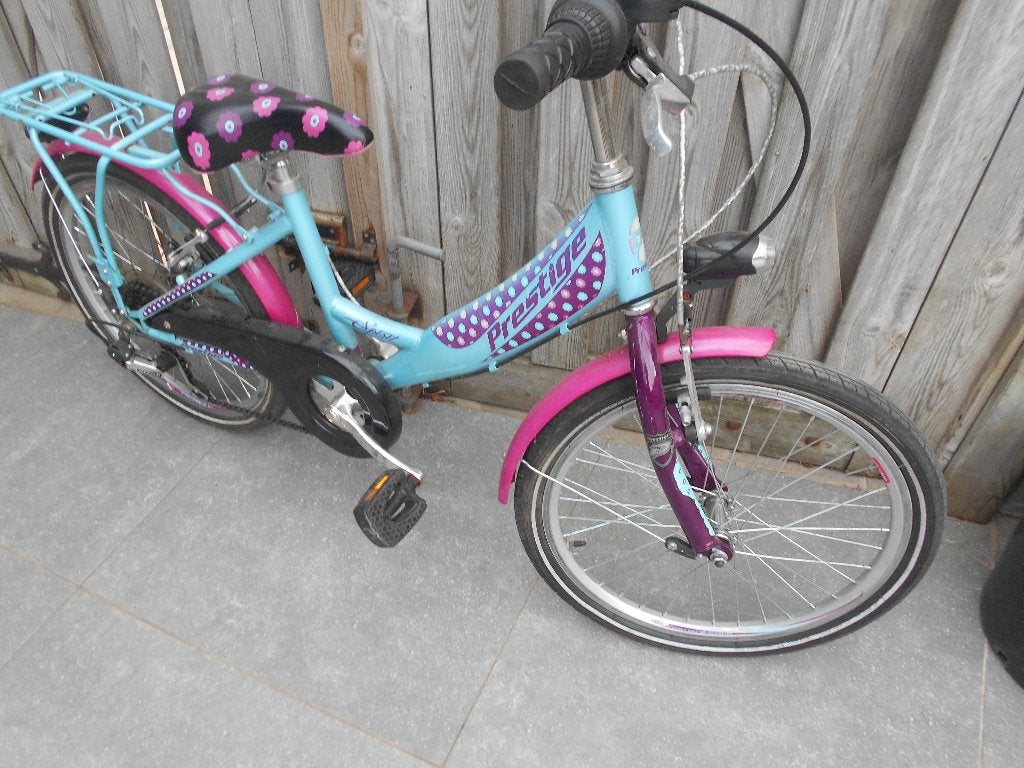 meisjesfiets 18", Frein sur jante, Frein à main, 18 pouces, Comme neuf